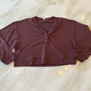 Alo Yoga, Size: Small, Color: Burgundy